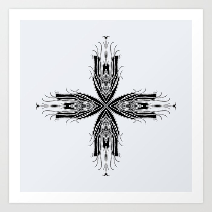 Art Deco Black &White Art Print by dezutter | Society6