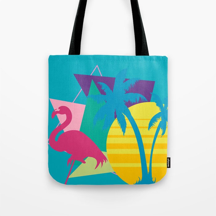pink flamingo beach bag