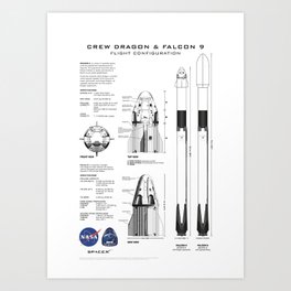 Spacex Art Prints For Any Decor Style Society6