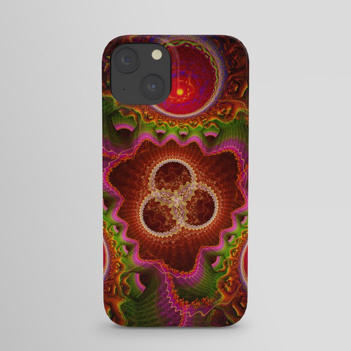 Balance and Chaos, modern fractal abstract iPhone Case by thea walstra ...