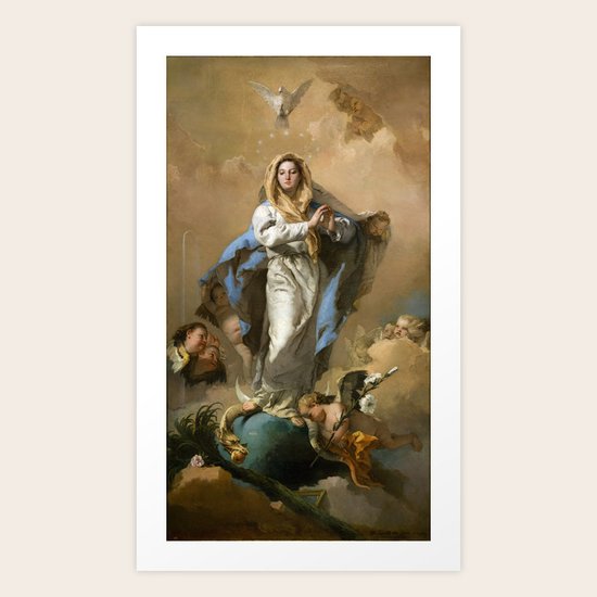 The Immaculate Conception by Giovanni Battista Tiepolo (c 1768) Art