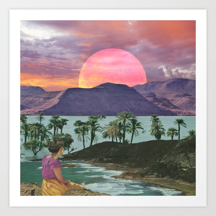 Vintage Tropical Art Print by leafandpetal | Society6