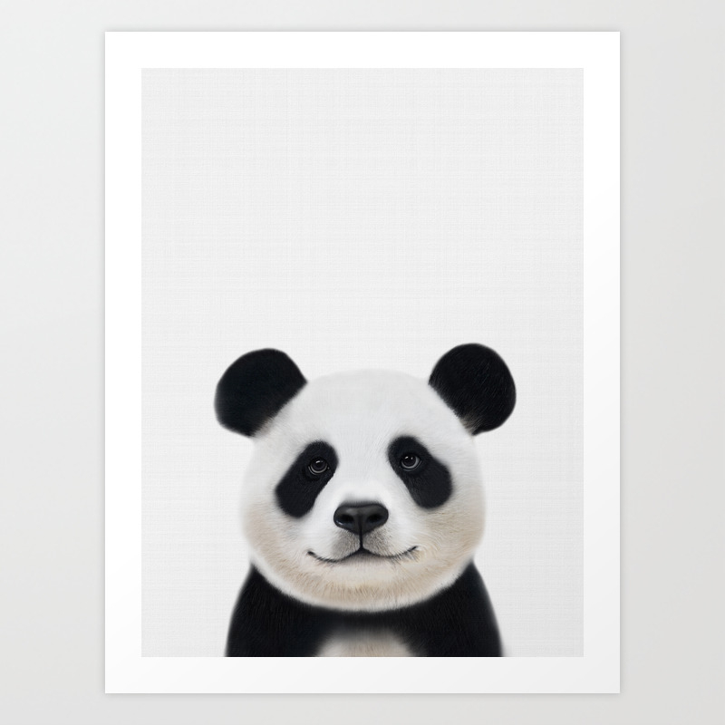 Panda Print Nursery Art Decor Animal Baby Animals By Nikiandneo Society6 Panda Print Nursery Art