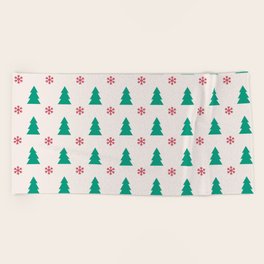 Snowflake Beach Towels Society6 Christmas Beach Towel