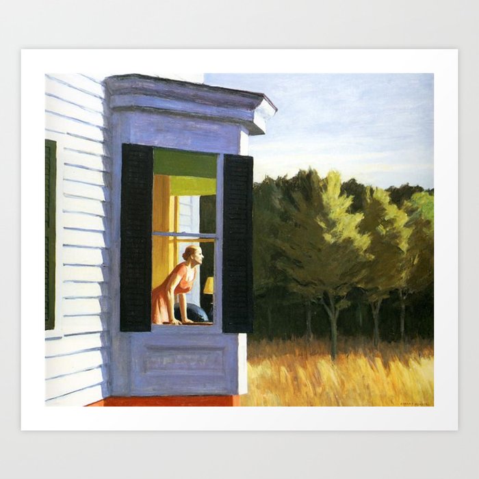 Cape Cod Morning by Edward Hopper Art Print by ZestForArt Society6