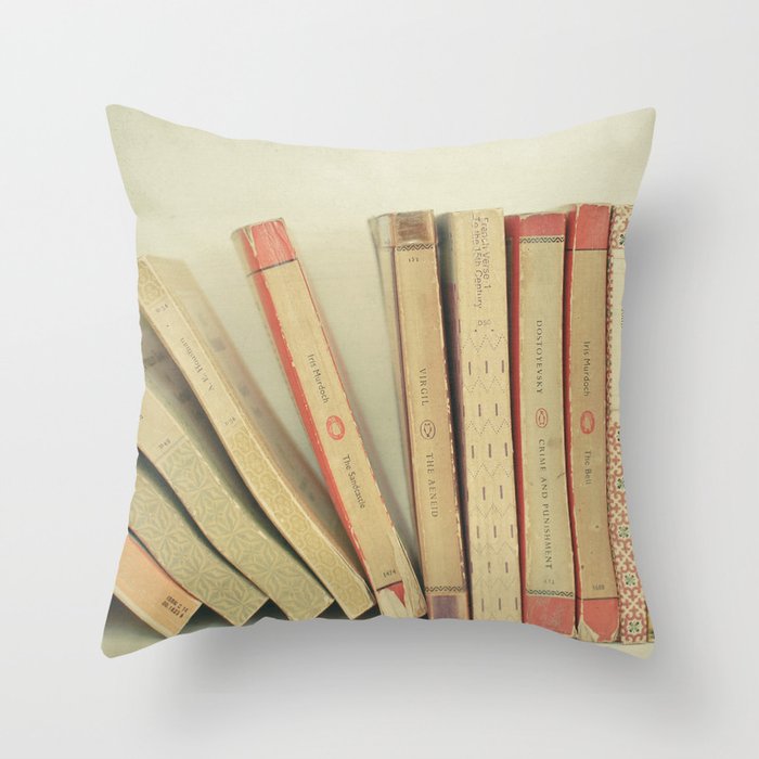 Falling Throw Pillow by cassiabeck Society6