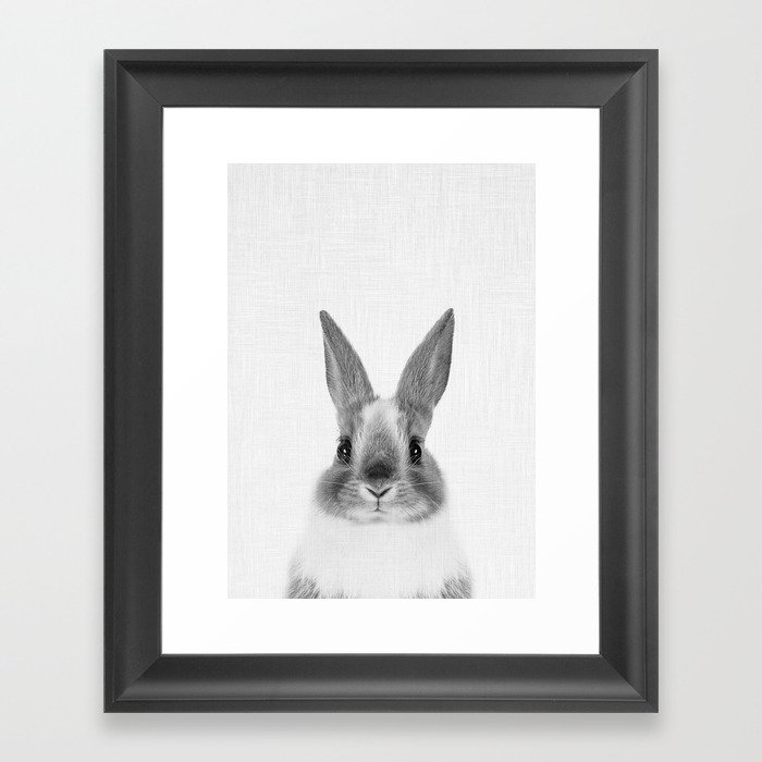 Bunny Framed Art Print by Tai Prints Society6