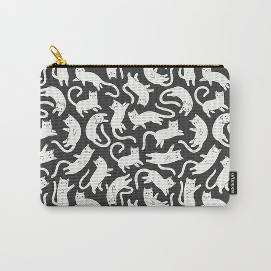 WHITE CATS Carry-All Pouch