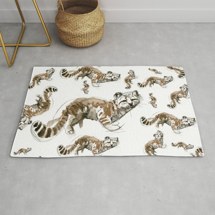Totem Andean Cat Aga Rug By Natachapink Society6