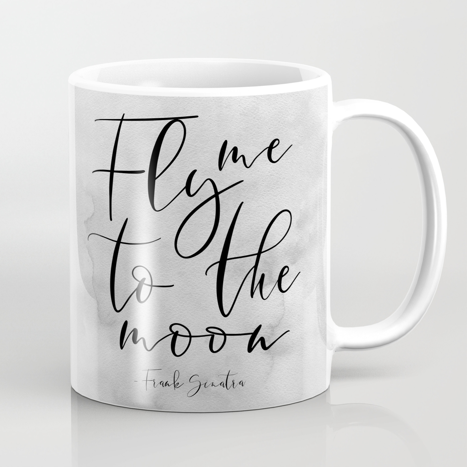 fly me to the moon music quote song lyrics love quote love sign valentines quote posters coffee mug by tomoogorelica