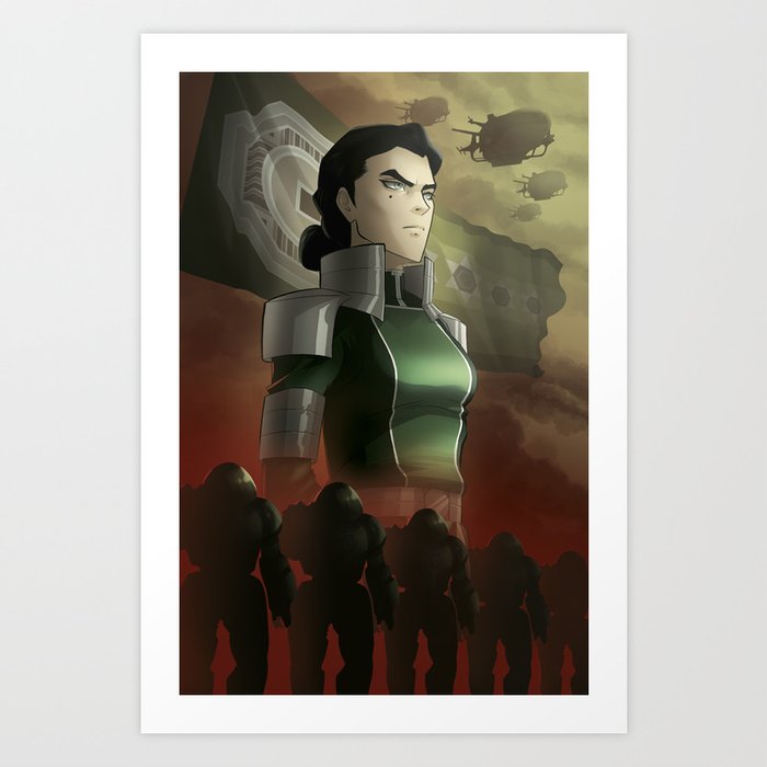 Kuvira The Great Uniter Art Print By Attyca Society6