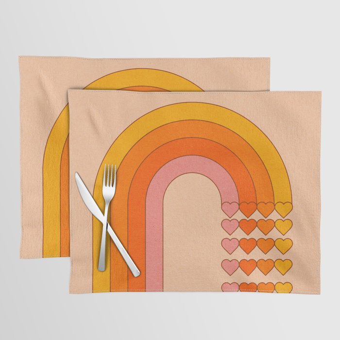Sweetheart Rainbow Placemat by Circa 78