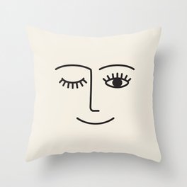 Winky face pillow clearance