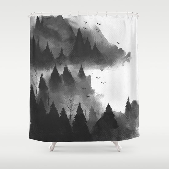 Smoky Mountains Shower Curtain
