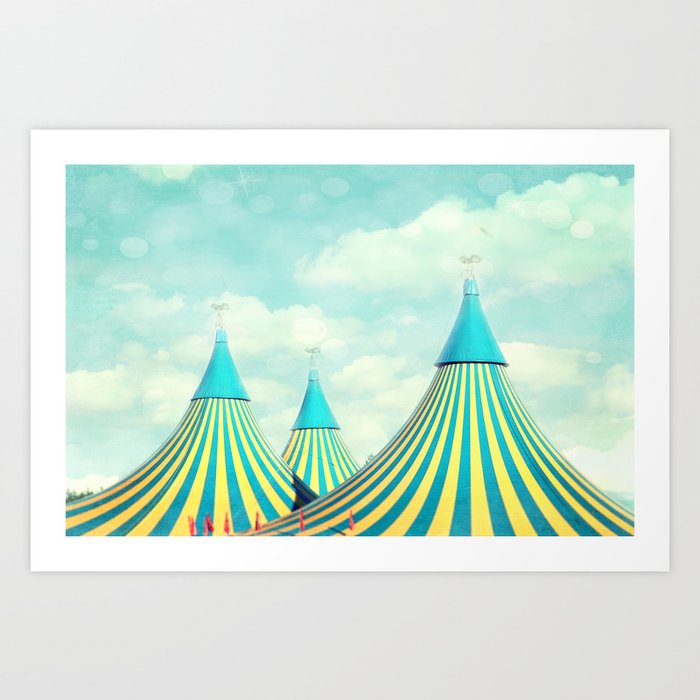 circus tent 2 Art Print by Sylvia Cook Photography | Society6