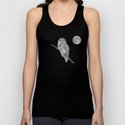 Owl, See the Moon (bw) by nancyacarter
