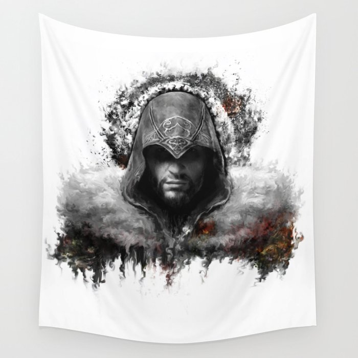Assassins Creed Ezio Auditore Wall Tapestry By Ururuty Society6