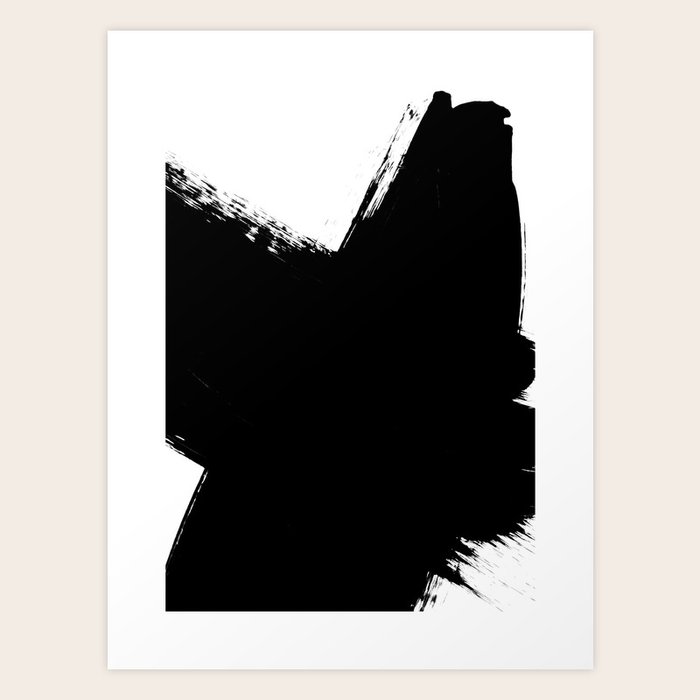 Monochrome Ink 03 Art Print by theoldartstudio Society6