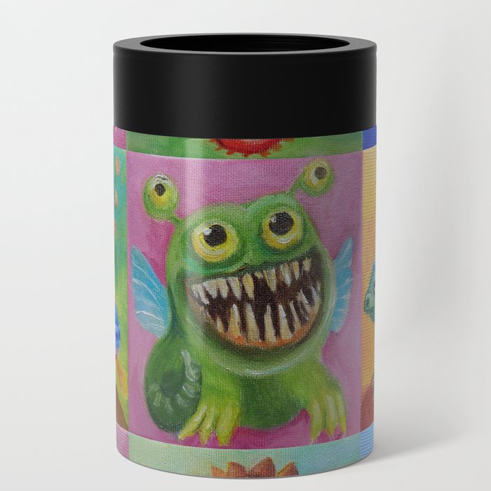 Baby Dragon Funny Monster Comic Illustration Painting for children