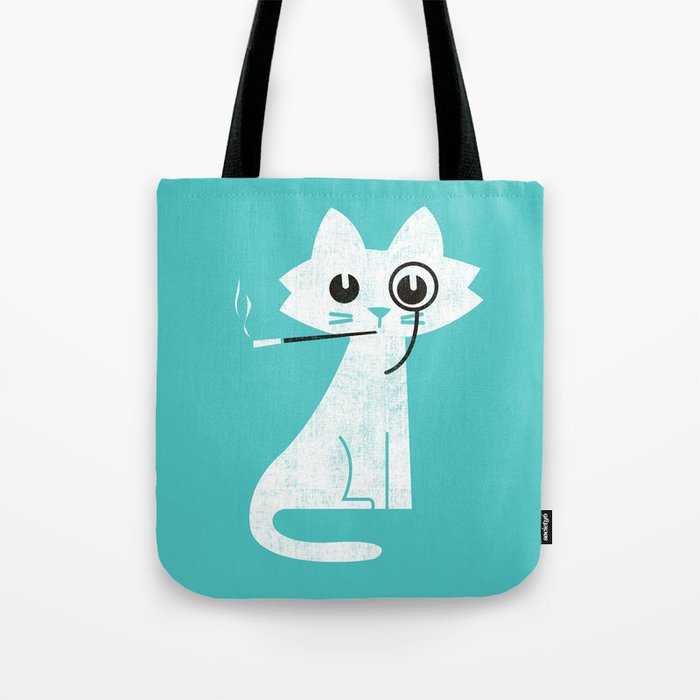 Mark - fancy cat Tote Bag by Picomodi | Society6