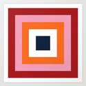 the squares Art Print by her art | Society6