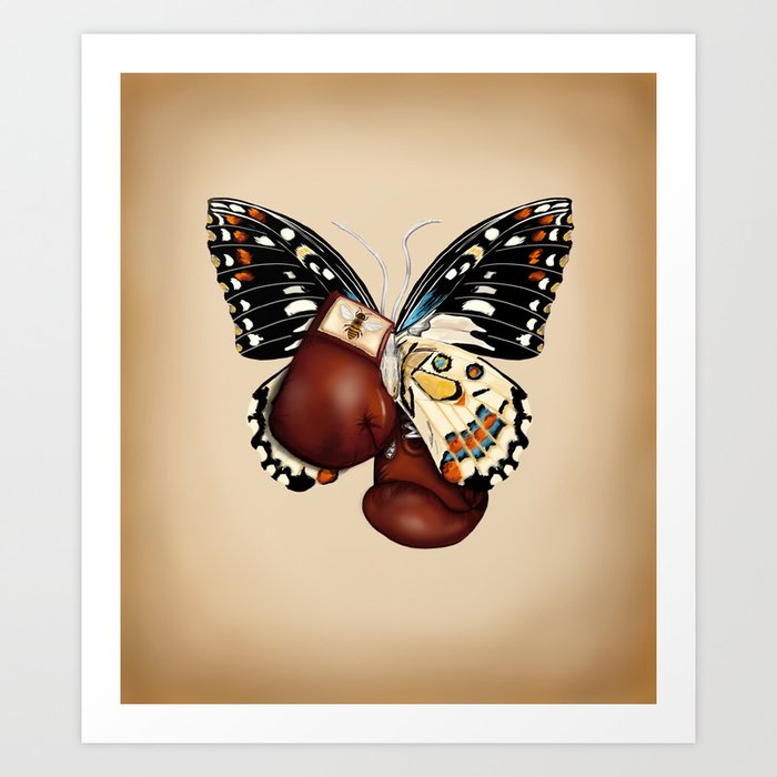 Fly Like A Butterfly Sting Like A Bee Art Print By Maria Santiago Society6 Fly Like A Butterfly Sting Like A Bee Art Print By Maria Santiago Society6