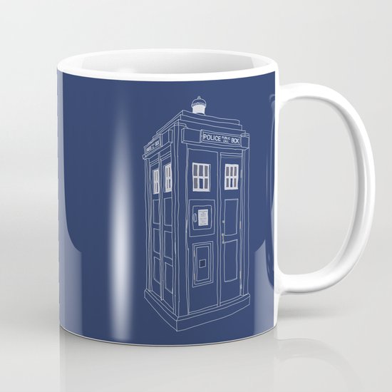 Doctor Who Tardis Coffee Mug By Martinlucas Society6
