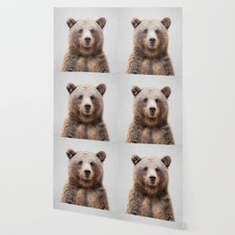 Grizzly Bear Wallpaper For Any Decor Style Society6