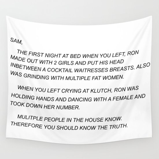 images Snooki And Jwoww Letter To Sammi Tapestry sammi sweetheart letter wall tapestry by emmyschildt