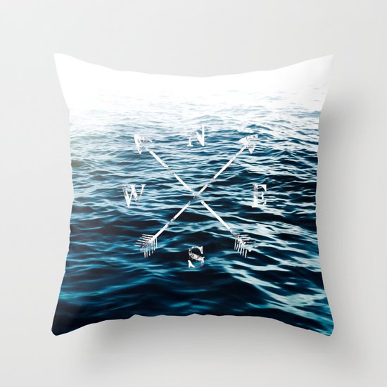 Winds of the Sea Throw Pillow by nicklasgustafsson | Society6