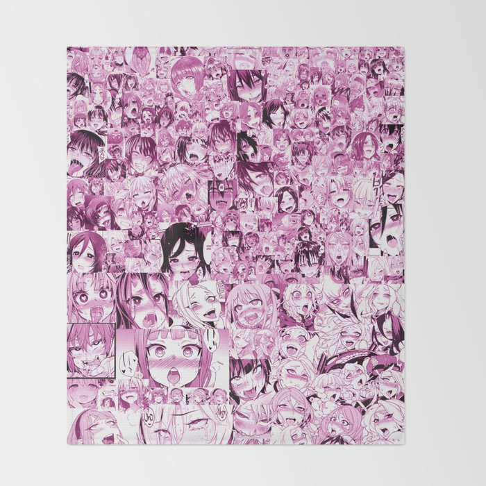 collage throw blankets
