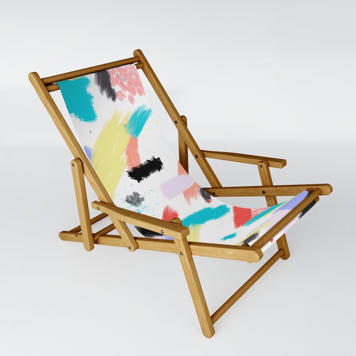 Throwback Splash Paint Sling Chair by Beck Bicks Society6