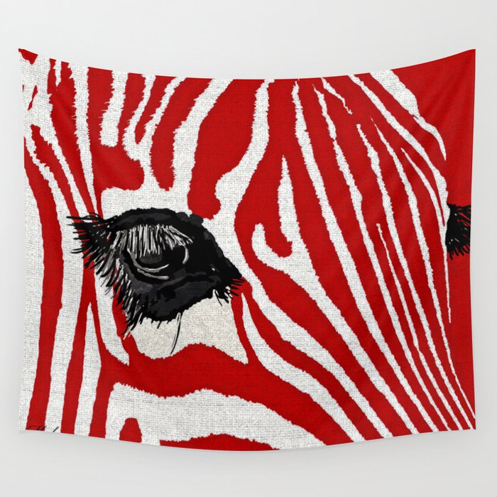 Zebra 3 Wall Tapestry by Art is Wonderful Society6