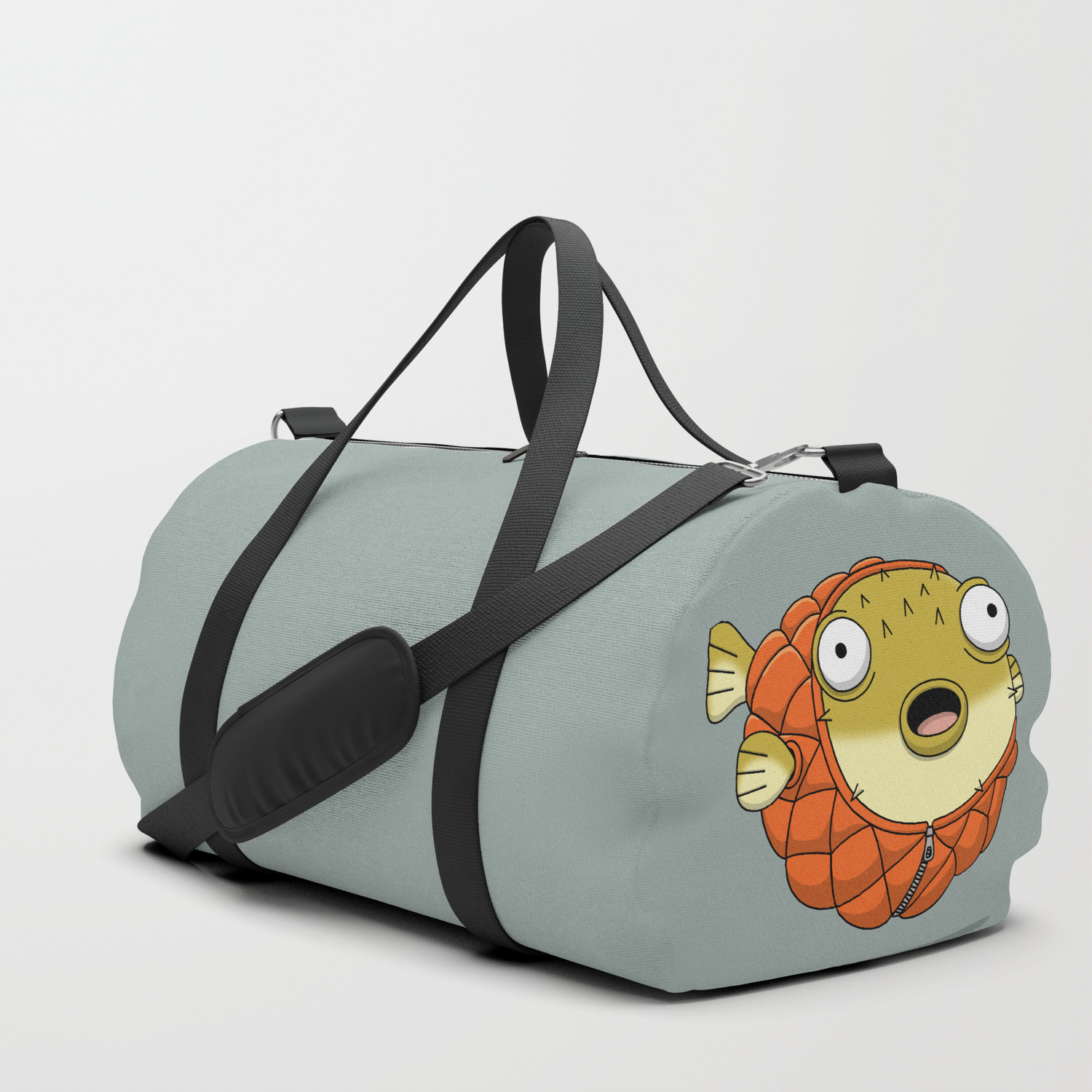 puffer duffle bag