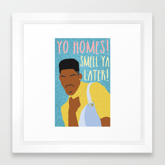 Fresh Prince Of Bel Air Framed Art Print By Deanfredrex Society6