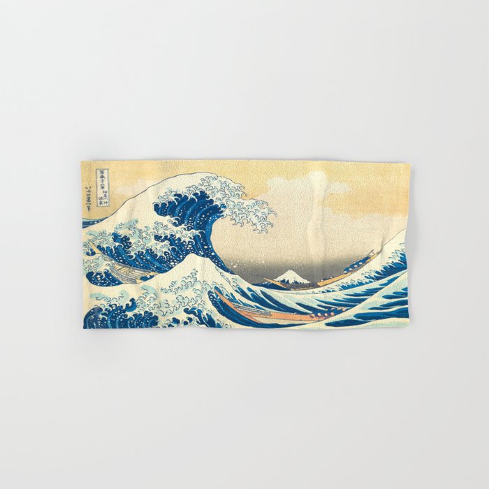 Japanese Woodblock Print The Great Wave of Kanagawa by Katsushika ...