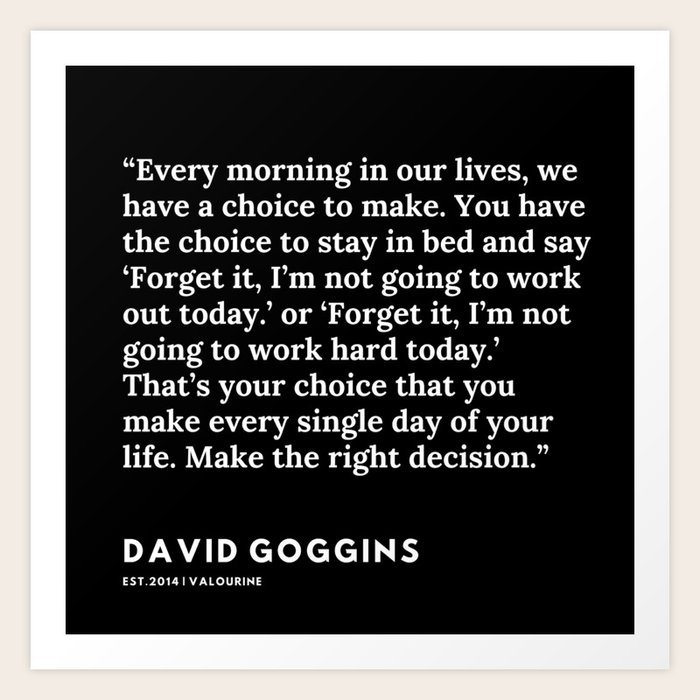 29 | David Goggins Quotes | 191105 Art Print by quotesandsayings | Society6