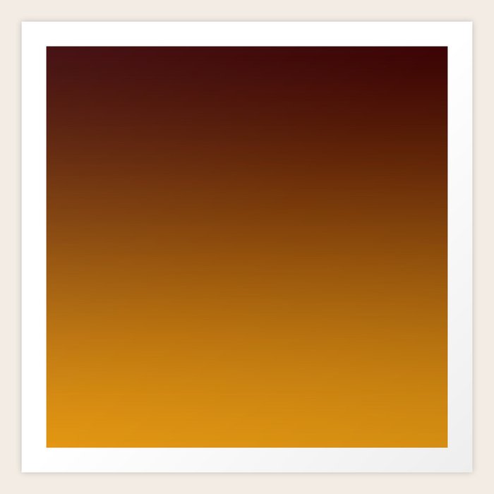 Autumn Color Gradient Art Print by Rose Gold Society6