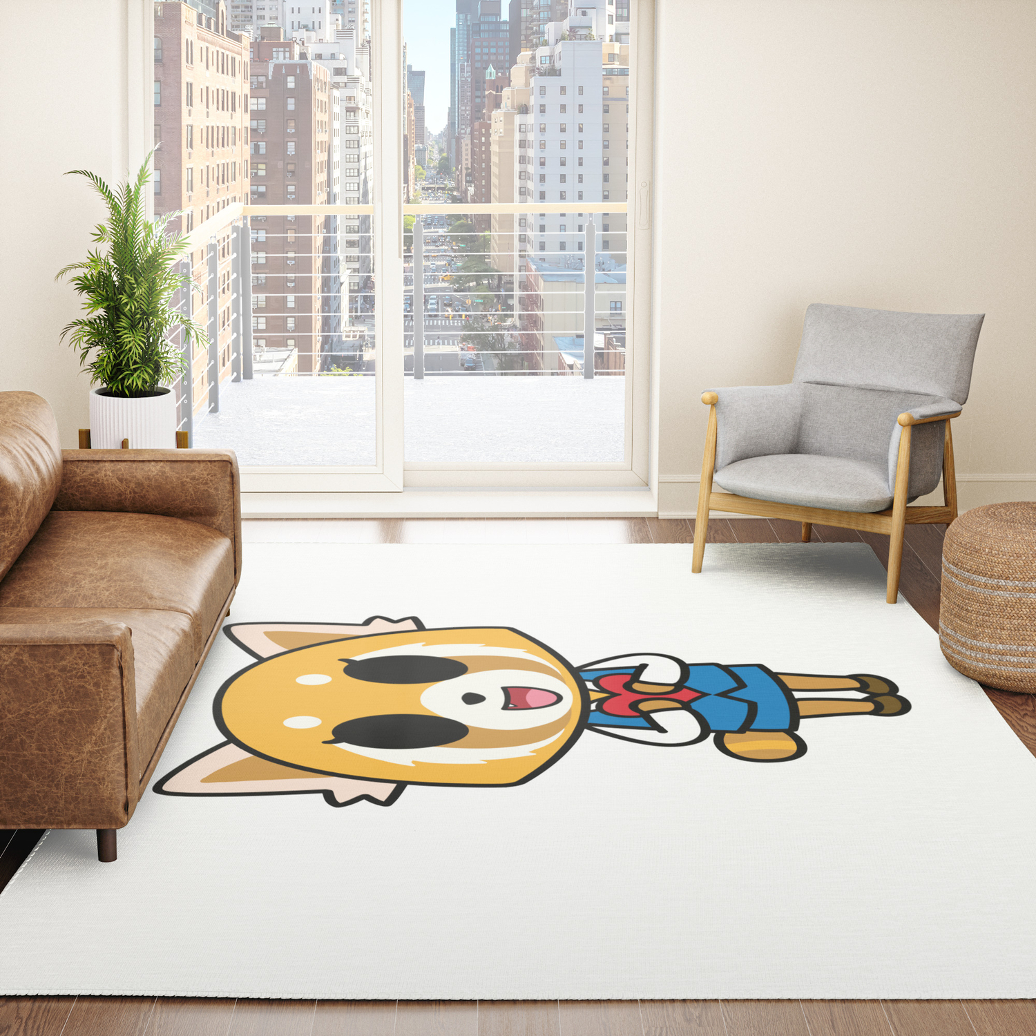 Aggretsuko Loves You Rug By Goldenxchocobo Society6 Aggretsuko Loves You Rug By Goldenxchocobo Society6