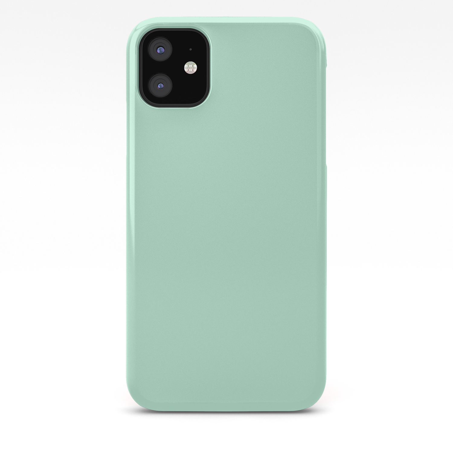 Mint Green Pastel Solid Color Block Spring Summer Iphone Case By Beautiful Homes Society6
