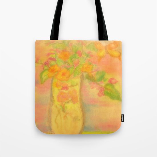 Spring Awaits~Painting the day away Tote Bag