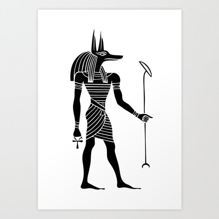 pics Anubis Ancient Egypt Images anubis god of ancient egypt art print by siloto