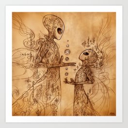 Alien Art Art Prints For Any Decor Style Society6