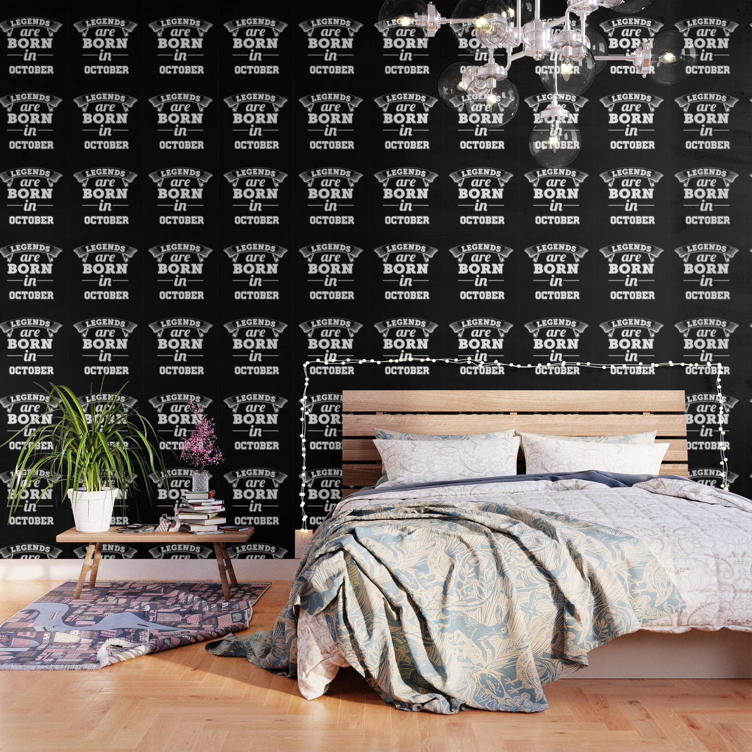 Birthday In October Legends Are Born In October Wallpaper By Edleon Society6