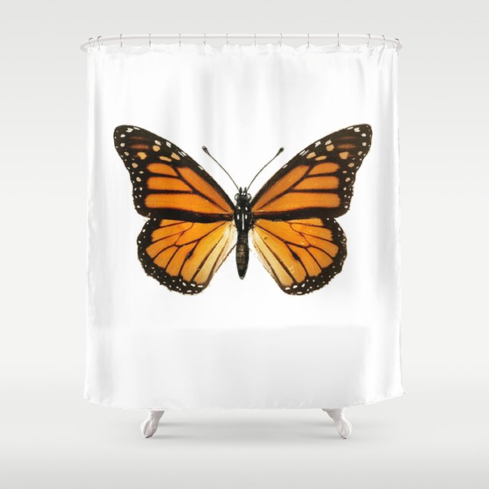 Monarch Butterfly Shower Curtain by maddiemjf Society6