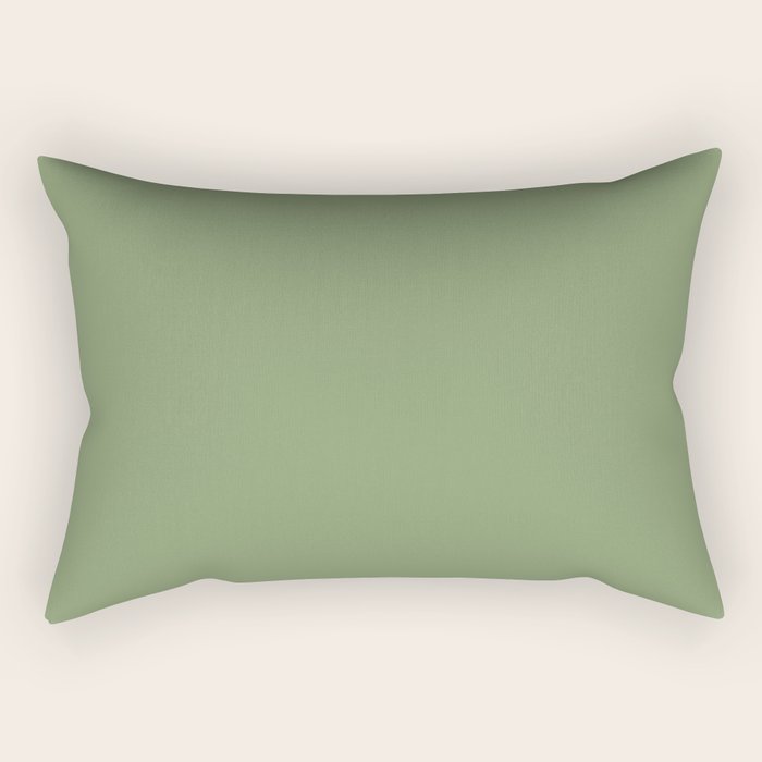 SAGE GREEN Rectangular Pillow by iiixviart Society6