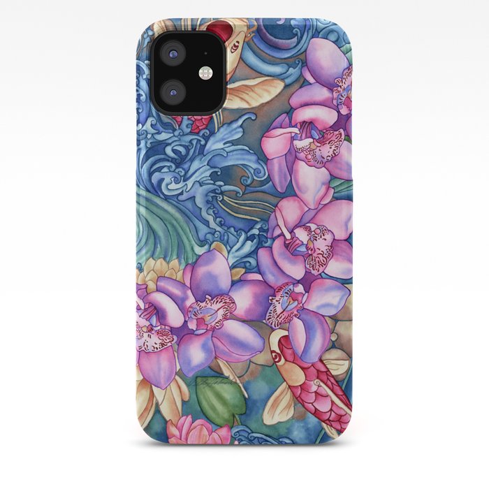 Orchid Splash iPhone Case by vikkisalmela | Society6