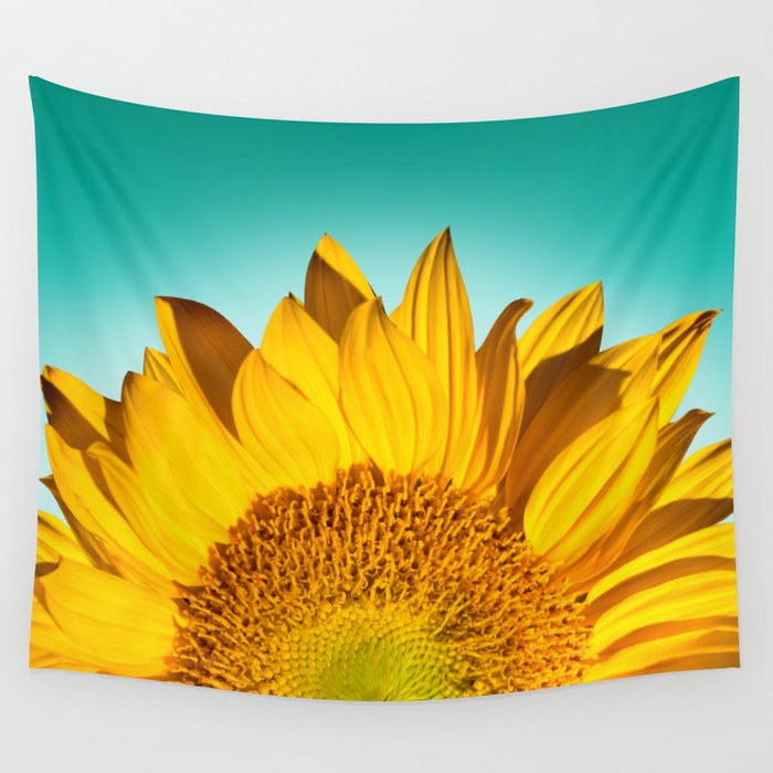 sunflowers floral photography Wall Tapestry by Mark Ashkenazi | Society6