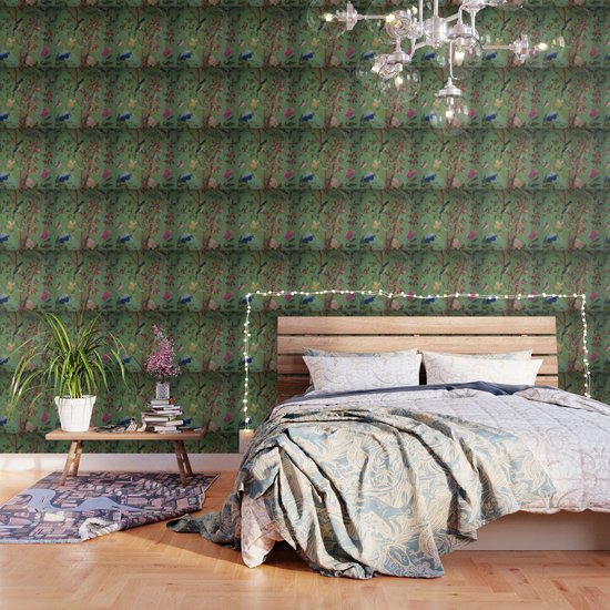 Green Dream Chinoiserie Wallpaper by ...