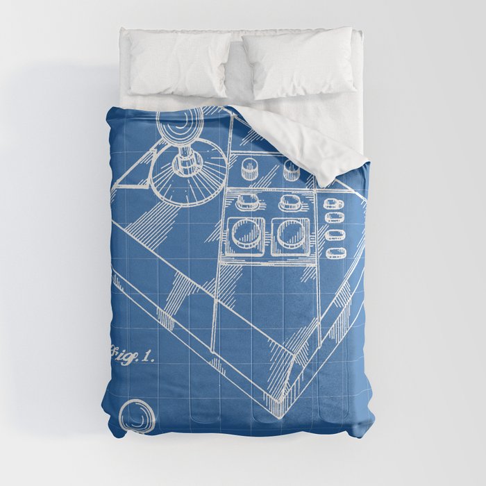 Joystick Patent Console Gamer Gaming Streamer Art Blueprint